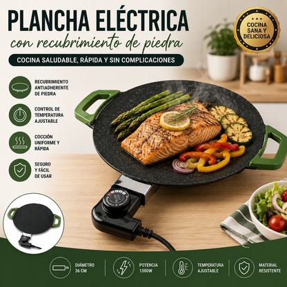 Plancha Grill Premium™ – Más sabor, menos complicaciones 🍳